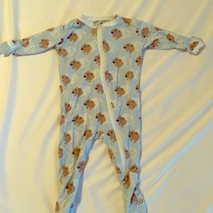 Baby Boys Kickee Pants footie 0-3mos